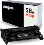 Ampro CF258A MICR 58A MICR (HIGH Output) MICR Toner Cartridge for HP Laserjet Pro M404 M428 MFP Series (Prints 3X More Checks)