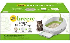 Hot Litter Boxes Tidy Cats Cat Litter, Breeze, Litter Box Kit System, 1 Kit, New