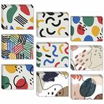 CVANU Attractive 9 Designs Greeting Cards, Blank Notecard With Envelopes for Office, All Occasion(18pcs)(3x4 inch)_c11