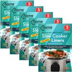 25pc Slow Cooker Liners 6.5L Universal Size Crock Pot Easy Clean Covers 200ºC