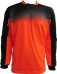 Vizari Vallejo Goalkeeper Jersey for Kids & Youth | 100% Polyester Kids Soccer Goalie Jersey for Exceptional Performance Orange/Black