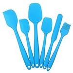 Sunnyway 6 Pcs Silicone Spatula Set for Baking, Rubber Spatula Set for Cooking, and Mixing High Heat Resistant Non Stick Cookware Kitchen Utensils Small Baking Spatula Set BPA Free Dishwasher Safe