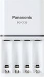 Panasonic BQ-CC55SBA Advanced eneloop Individual Rechargeable Battery 3 Hour Quick Charger with 4 LED Color Charge Indicator Lights