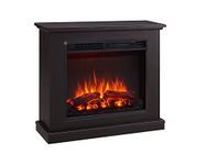 FLAMME Ashbourne Fireplace with 32" surround with 2kW Fireplace Heater Espresso Oak Multiple Colours Available