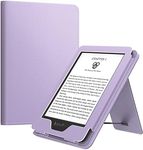 MoKo Case Fits All-new 6" Kindle(11th Generation, 2024/2022 Release)/ Kindle(10th Gen,2019)/Kindle(8th Gen, 2016), Ultra Lightweight PU Shell Cover with Auto Wake/Sleep for Kindle 2024, Taro Purple