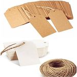 200PCS Blank Kraft Gift Tags with T