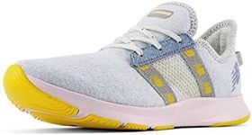 New Balance Women's Nergize V3 Cross Trainer, Light Arctic Grey/Sunflower, 6