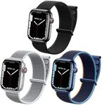 Witzon Nylon Bands for Apple Watch Band Series 10 9 8 7 41mm 46mm 45mm 49mm for Women Men, Soft Breathable Solo Loop Straps for iWatch Apple Watch 38mm 40mm 41mm 42mm 44mm 45mm Ultra Series 6 5 4 3 SE