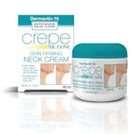 Dermactin-TS Crepe Be Gone Firming Neck Cream, Anti Aging Wrinkle Cream Moisturizer, Skin Tightening, Turkey Neck Tightener, Repair Crepe Skin, Helps Double Chin 3 oz.