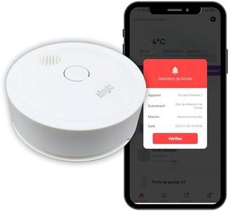 Détecteur de fumée connecté Wi-FI, Konyks Firesafe 2, Alerte sur Smartphone, 5 Ans d'autonomie, Scénarios, Pas de Hub nécessaire