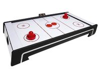 Air Hockey Table for Kids | Tabletop Air Hockey for Children, Girls, Boys, Teens with Air Hockey Pucks and Paddles, Electronic Fans