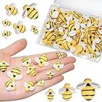 HADDIY Tiny Craft Bees,50 Pcs Small