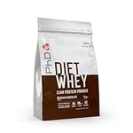 PhD Nutrition Diet Whey High Protein Lean Matrix, Belgian Chocolate Diet Whey Protein Powder, High Protein, 40 Servings Per 1 kg Bag