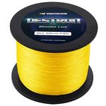 KastKing Destron Braided Fishing Line,Yellow,6lbs,150 yds