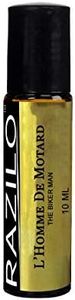 Razilo L’Homme De Motard, The Biker Man, Pure Parfum Oil for Men; 10 mL Amber Glass Roller Bottle.