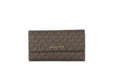 Michael Kors Jet Set Travel Large Trifold - Brown 35F8GTVF3B-200