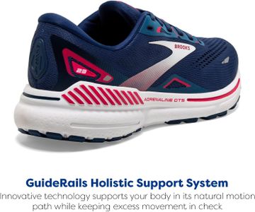 Brooks Adrenaline GTS 23 Women’s Running Shoes, Blue/Raspberry, UK 6
