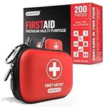 200-Pcs First Aid Kit Set For Minor Basic Accessories, Ideal for Home, Car, Travel and Outdoor Survival kit, Automotive, Outdoor, Camping & Sports