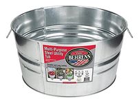 Behrens 1GS, 41 Liter (11 Gallon) Galvanized Steel Round Tub