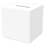 Beistle 50359 All- Purpose Receiving-Box, Paper, White