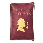 Well Read Sherlock Holmes Book Themed Pouch Purse for Book Lovers - Ideal Literary Gifts for Book Club, Readers, Authors & Bookworms - Clutch Wallet for Women