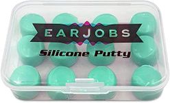 Earjobs™ Silicone Putty Ear Plugs Value Pack (6 pairs w/Carry Case), Aus Best Earplug for Sleeping, Snoring, Swimming