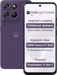 Motorola G67 Power 5G (Pantone Parachute Purple, 8GB RAM, 128GB Storage) | 6.7" FHD+ 120Hz LCD Display | Snapdragon 7s Gen2 Processor | 50MP + 8MP UW Camera | 7000mAh Battery with 30W Charger | IP64