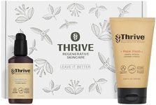 Thrive Clean & Calm Superplant Skin Care Set - Gift Set with Face Wash & Sensitive Face Balm - Vegan, Made in USA