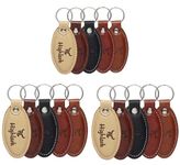 Highlark® Premium and Exclusive Leather Keychain | All Vehicles Compatible Keychain | Key Chain For Home, Office, Car & Bike | Heavy Duty Keychain for Men and Women(Pack of 3(Set of 5))