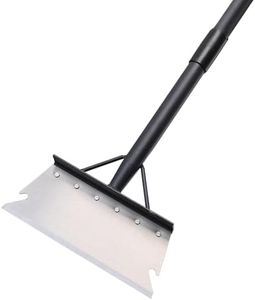 Pragmatist Garden Shovel, Snow Shovel, Ice Scraper, Multifunctional Cleaning Shovel with 59" Adjustable Handle Heavy Duty Garden Tool Cleaning Shovel for Lawn Edging, Scraping, Weed and Ice Remova