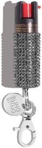 BLINGSTING Pepper Spray Keychain for Women Mink