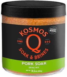 Kosmos Q Pork Soak Brine - 16 Oz BBQ Brine Mix For Pork Chops, Roast or Shoulder - Award-Winning Pork Brine Mix Made in the USA (Pork)