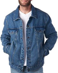 Alpine Swiss Derek Men’s Classic Denim Trucker Jacket DNM MED