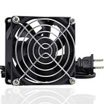 GDSIME AXIAL 8025, New Muffin Fan, 110V 115V 120V 220V 240V AC 80mm Fan, Ventilation Exhaust Projects Cooling Fan