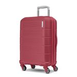 American Tourister Stratum 2.0 Expandable Hardside Luggage with Spinner Wheels, Radient Raspberry, 20-Inch Carry-On, Stratum 2.0 Expandable Hardside Luggage with Spinner Wheels