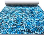 FOCEAN Boat Flooring EVA Foam Boat Decking Camo Marine Flooring Self-Adhesive Marine Mat for Motorboat RV Yacht Kayak, 94.5''x 47.2'', Ocean Camo