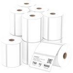 Anylabel Compatible 4" x 2" Direct Thermal Labels Replacement for Barcodes Postage Address Shipping Compatible with Rollo & Zebra Desktop Printers Adhesive & Perforated (12 Rolls, 750 Labels/Roll)