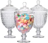 Woaiwo-q Candy Jar Set of 3,Apothec