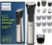 Philips Norelco Multigroom Series 7000, Mens Grooming Kit with Trimmer for Beard, Head, Hair, Body, and Face - NO Blade Oil Needed, MG7910/49