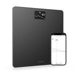 Withings Body - Wi-Fi Smart Scale Tracks BMI, Digital Weight Bathroom Scale, App Sync Via Bluetooth or Wi-Fi, Black