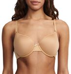 Chantelle Women's Basic Invisible Smooth Custom Fit Bra, Toffee, 40B