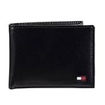 Tommy Hilfiger Men's Sw-914891-blk Bi-Fold Wallet, Black Dore, One Size