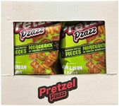 Pretzel Pzazz Seasoned Pretzel Pieces - Sour Cream and Chive Flavour, 12 x 56g - 672 Grams