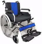 Lightweight Aluminium Folding self Propel Wheelchair with handbrakes and Quick Release Rear Wheels Free to Be Mobility Equipment