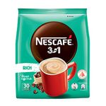 Nescafe 3 In 1 Rich Coffee Powder - 25 Sachets Bag, 475 Gram