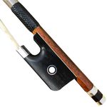 WinsterBow Cello Bow IPE Wood Cello Bow Unbleached White Horse Hair Art No VC210 (4/4 Cello Bow)