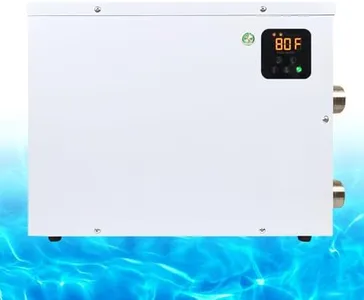 STPFFOT Electric Pool Heater 11KW 220V, Swimming Pool Heaters for Inground & Above Ground Pools with Digital Touch Screen, Water Thermostat Hot Tub Pool Warmer