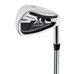 MAZEL Single Golf Iron 4,5,6,7,8,9, Pitching Wedge,Sand Wedge with Steel Shafts for Right Handed Golfers (# 8 Individual Iron)