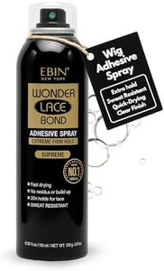 EBIN NEW YORK Wonder Lace Bond Adhesive Spray Supreme – Extreme Firm Hold 6.08oz/ 180ml | Active Use, Fast Drying, No Residue, No Build-up, Powerful Hold, All-Day Hold, Daily Wig Application