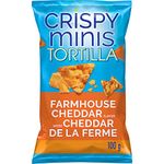 Crispy Minis Tortilla Farmhouse Cheddar Flavour Brown Rice Chips, 100 g(Pack of 1)